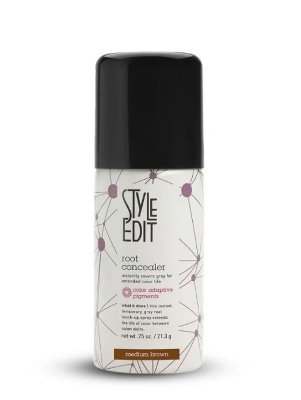 Mini Style Edit Medium Brown Hair Root Concealer Travel Size